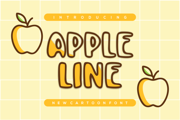 Apple Line: A Playful Font That Brings Ideas to Life