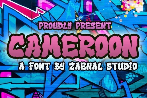 Cameroon: A Unique and Funny Display Font for Creative Projects