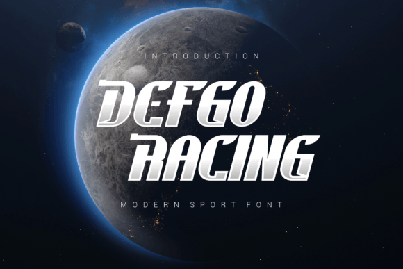 Defgo Racing: A Bold and Assertive Display Font for Creative Projects