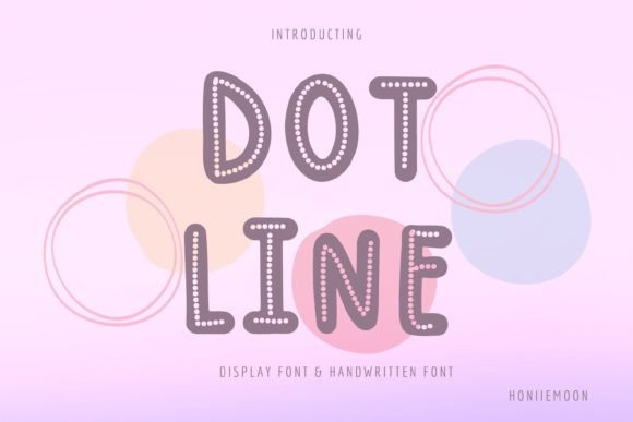Dot Line: A Vibrant Display Font That Brings Creativity to Life