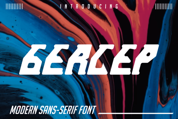 Gercep: A Bold and Unique Display Font for Every Project