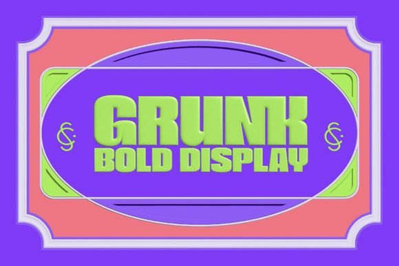 Grunk: A Bold and Expressive Font for Creative Projects