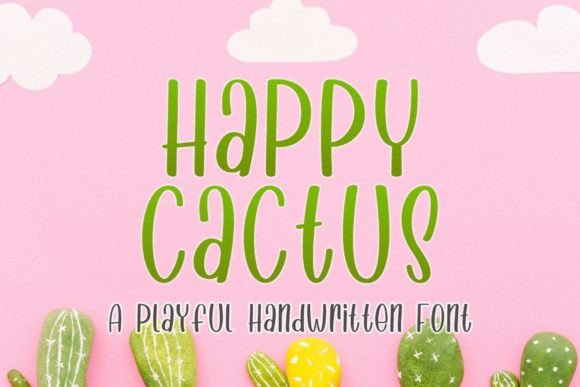 Happy Cactus: A Playful Font for Creative Expression