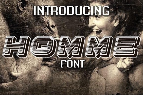 Homme: The 3D Edgy Typeface Redefining Visual Communication