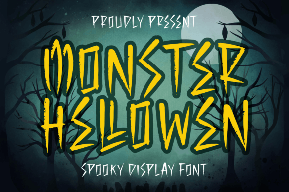 Monster Hellowen: A Spooky Font for Halloween and Horror Creativity