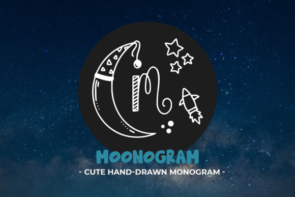 Moonogram: Cosmic Font for Creative Projects