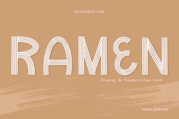Ramen: A Cool and Fun Display Font for Creative Designs