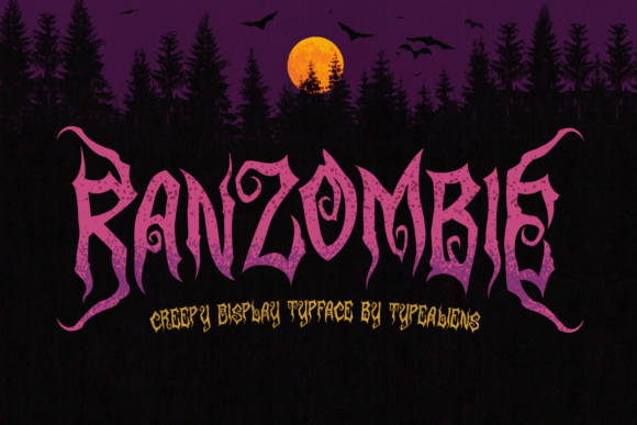 Ranzombie: A Halloween-Style Horror Font