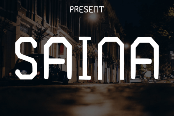 Saina: A Versatile and Elegant Display Font for Creative Projects