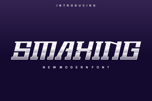 Smaxing: A Bold Typography for Modern Design