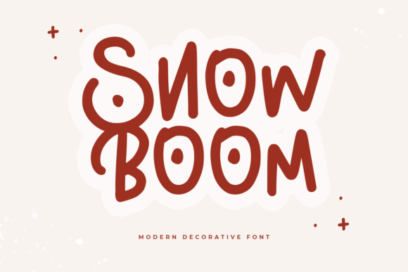 Snow Boom: A Whimsical Font That Brings Winter to Life