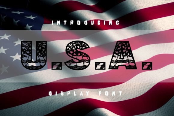 U.s.a. – A Patriotic Display Font