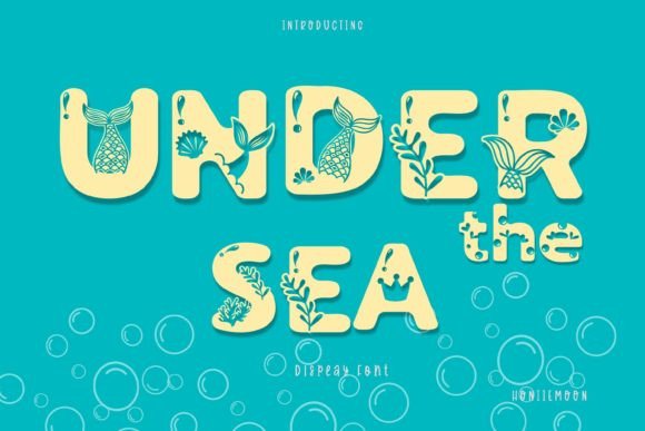 Under the Sea: A Playful Font for Creative Expression