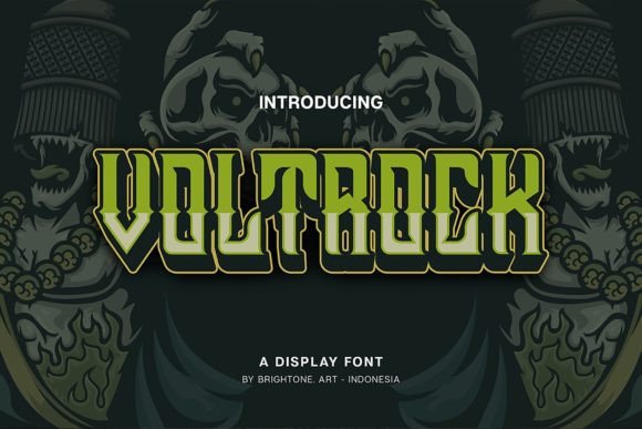 Voltrock: A Bold Font for Creative Expression