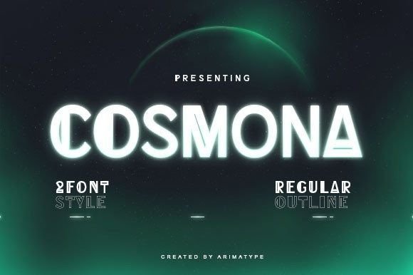 Why Cosmona is the Ultimate Neon Font for Modern Design